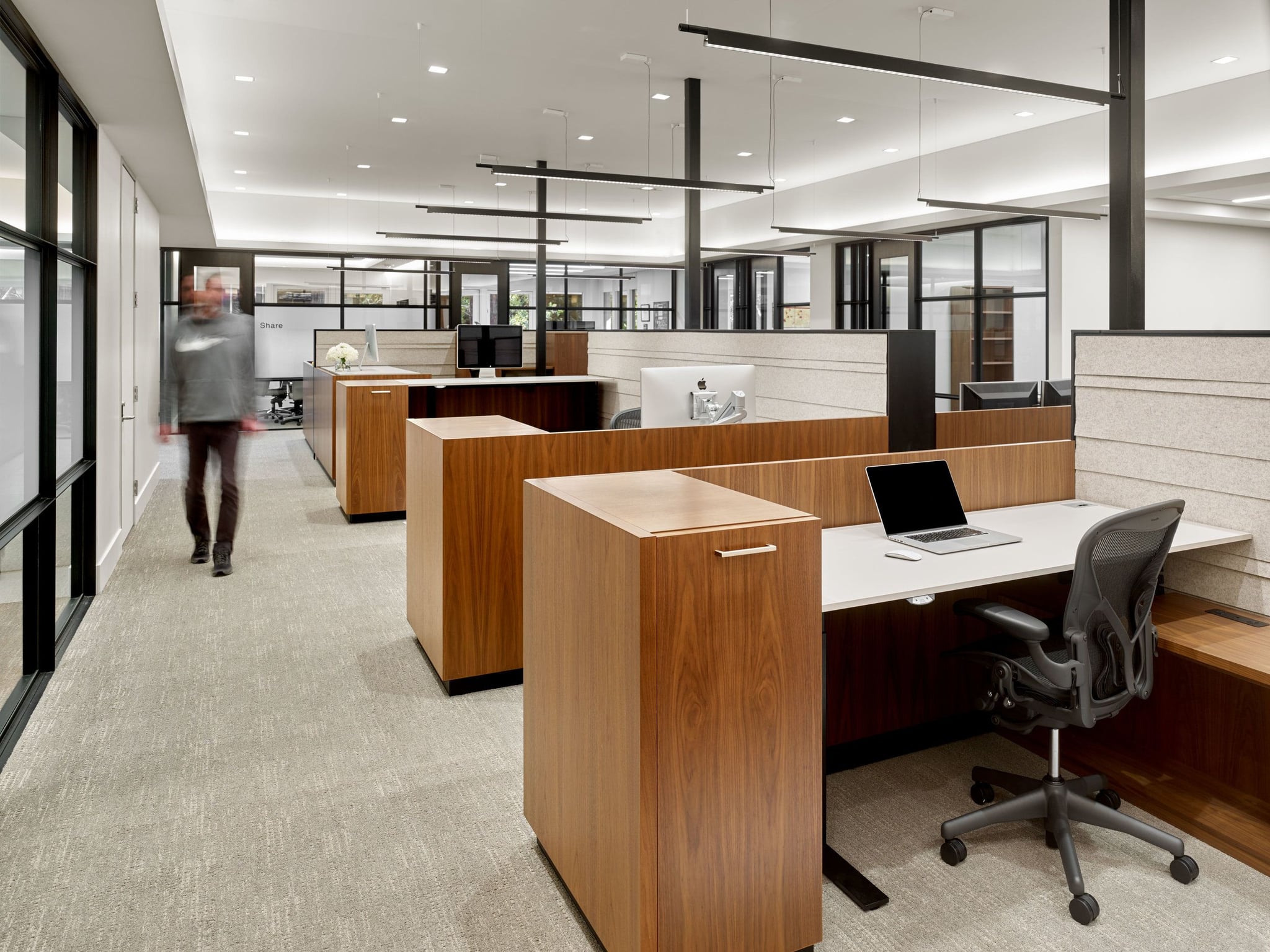 Enterprise suite interior at Ideal Spaces Bellevue with conference room access